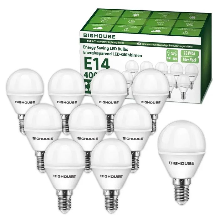 Becuri Led - BIGHOUSE E14-  10 becuri/cutie