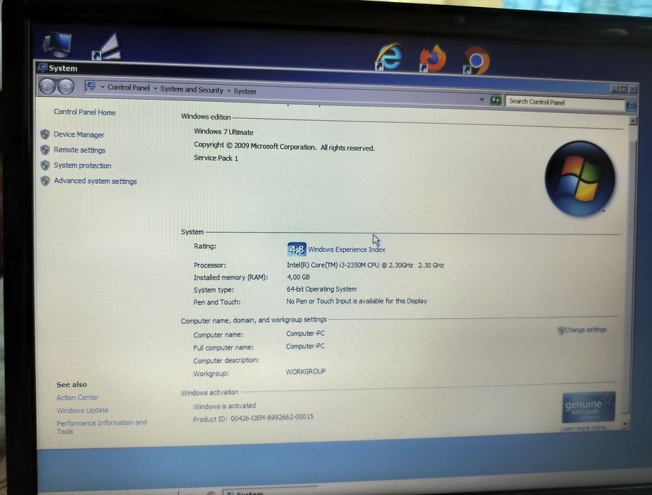 Лаптоп Samsung , работещ