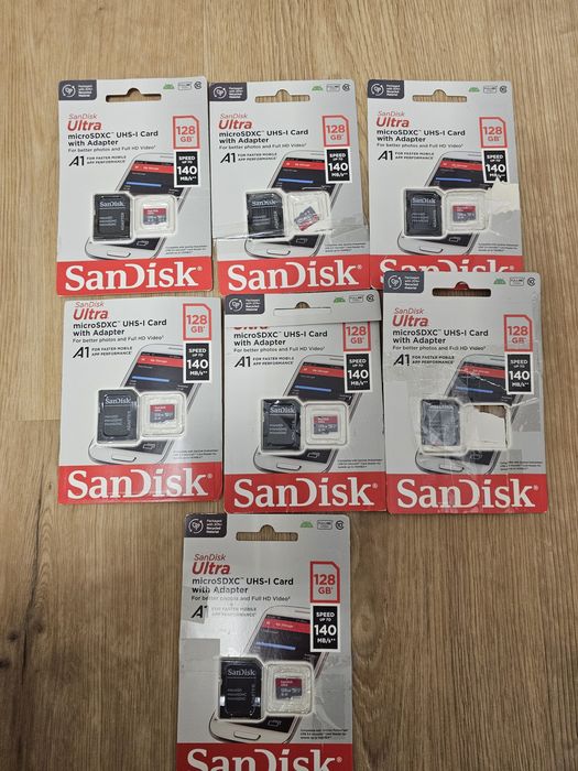 SanDisk Ultra microSDXC 128GB sped up to 140MB/s
4 bucăți disponibile 
100 lei bucata