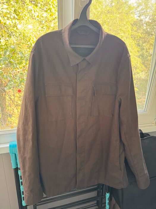 Льняная куртка-рубашка Massimo Dutti (Оригинал, XXL)