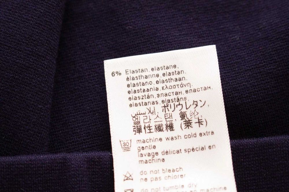 WOLFORD дамска пола синя с цепка на крака вискоза полиамид М