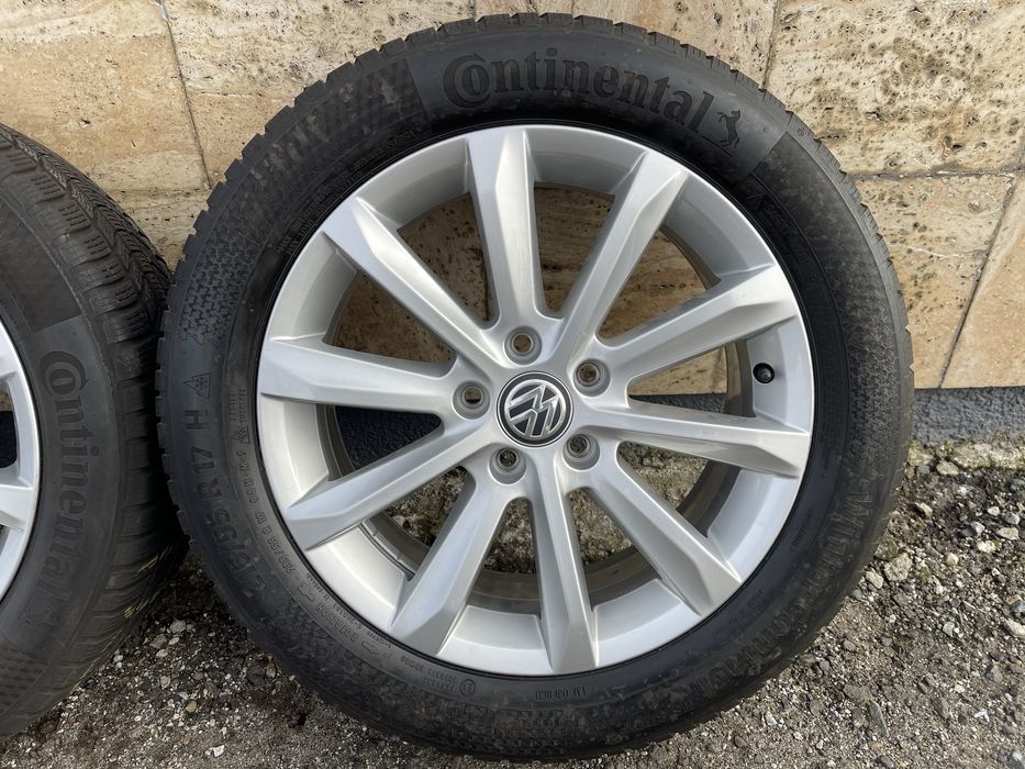Jante Roți 17 VW Passat B8 Skoda Superb 3 T Roc Anvelope 215 55 R17