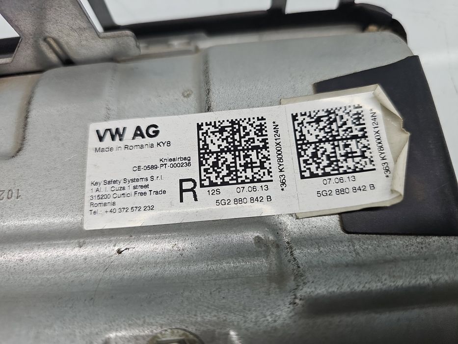 Airbag genunchi Volkswagen Golf 7 (5G) [Fabr 2014-prezent] 5G2880842B