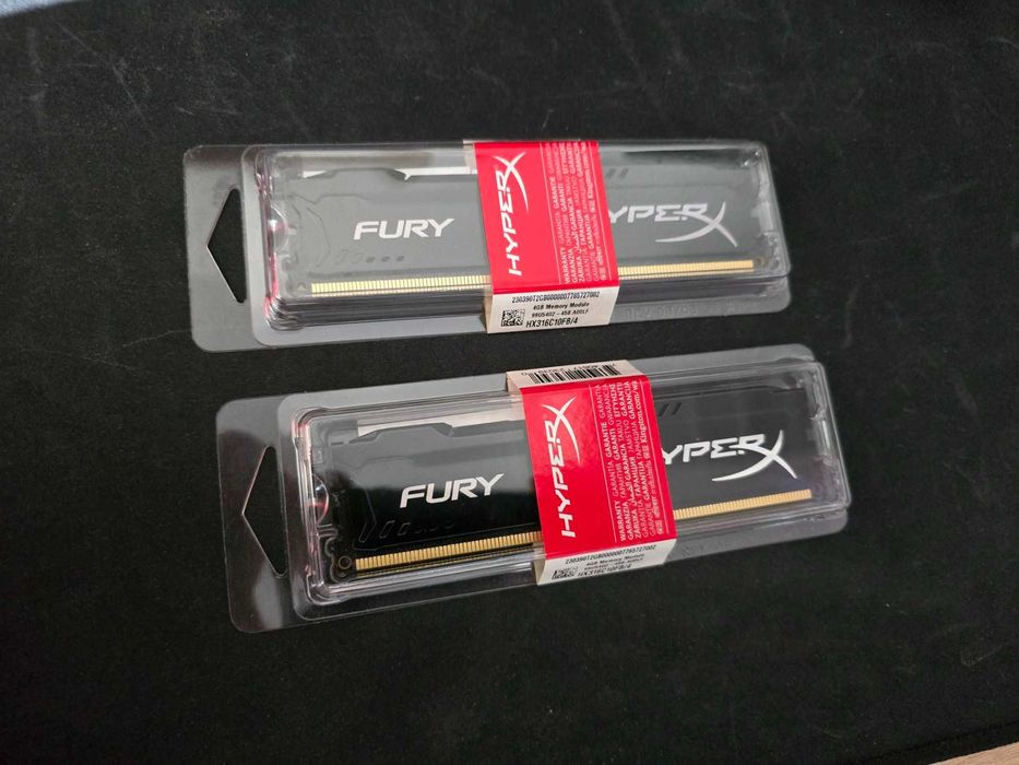 Ново! Kingston Fury HyperX 2x4GB DDR3-1600Mhz