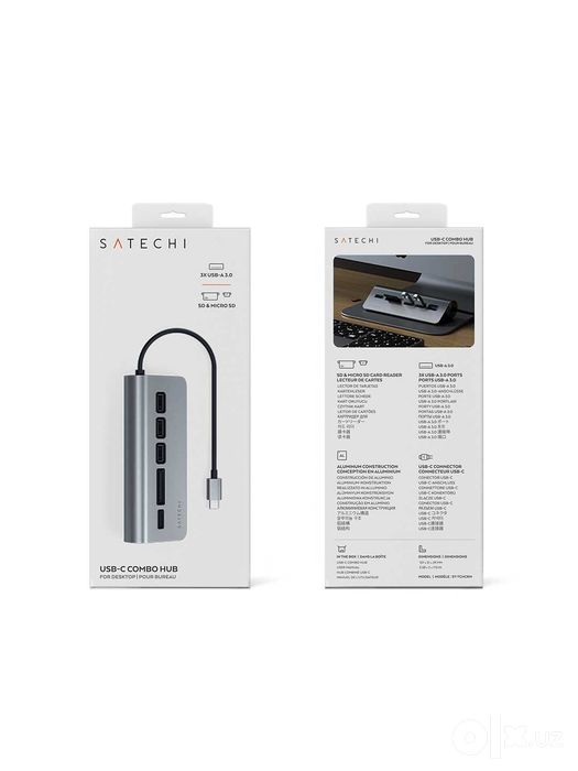 USB-C Hub Satechi, хаб USB 3.0 5 Гбит/с