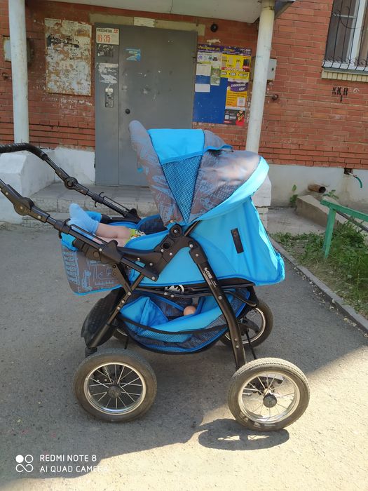 Коляска зима-лето +переноска