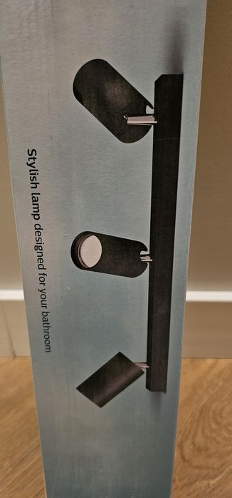 Aplica Spot Philips 3xGU10 Neagra