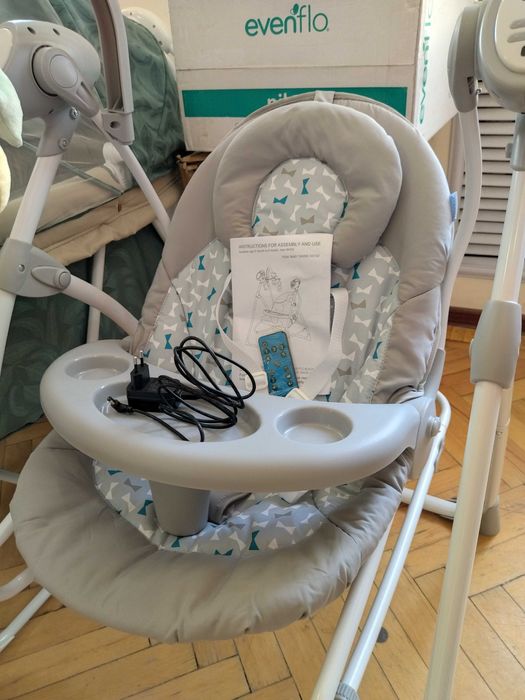 Электрокачеля шезлонг Maribel 2в1 / Новое в упаковке!