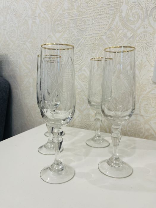 Продам фужеры хрустальные