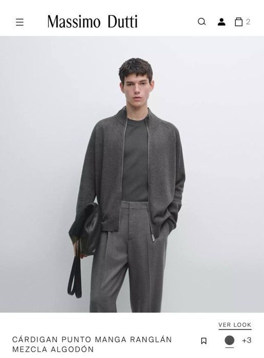 Ориганл Massimo Dutti мужской джемпер