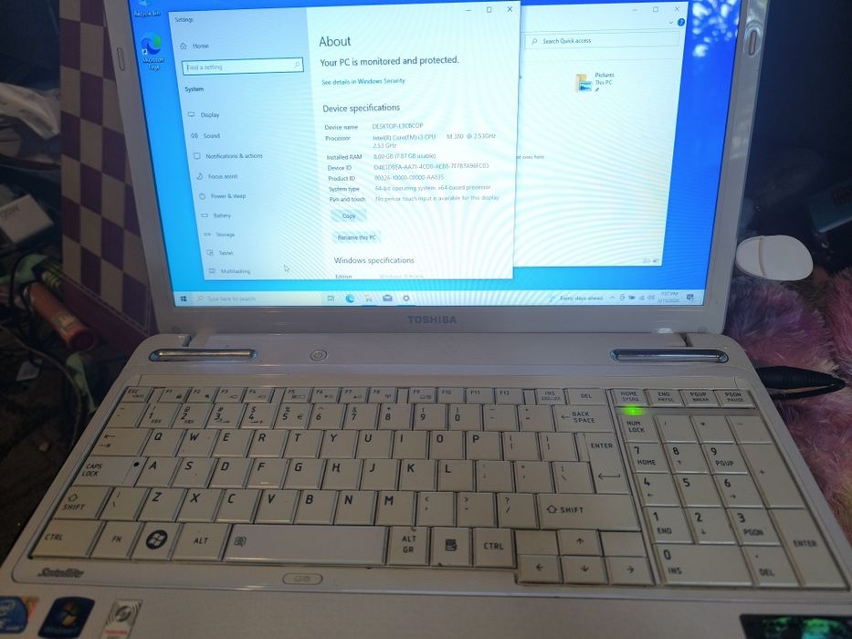 Laptop Toshiba satellite