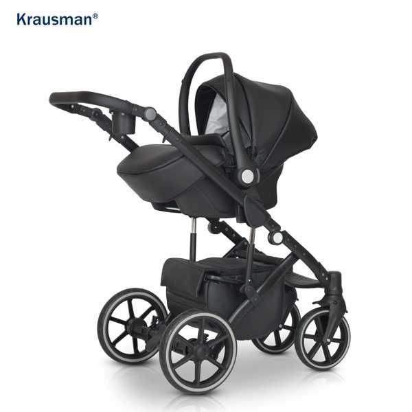 Krausman – Carucior 3 in 1 Storm Grey Gold
