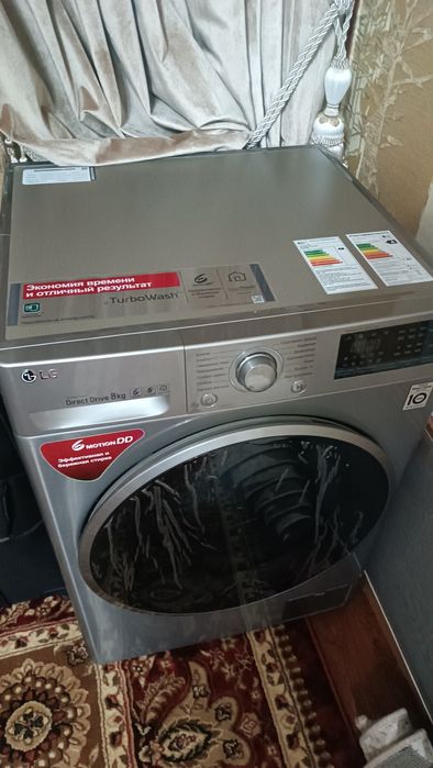 Стиральная машина автомат 8 килолик LG фирма янги ишлатилмаган