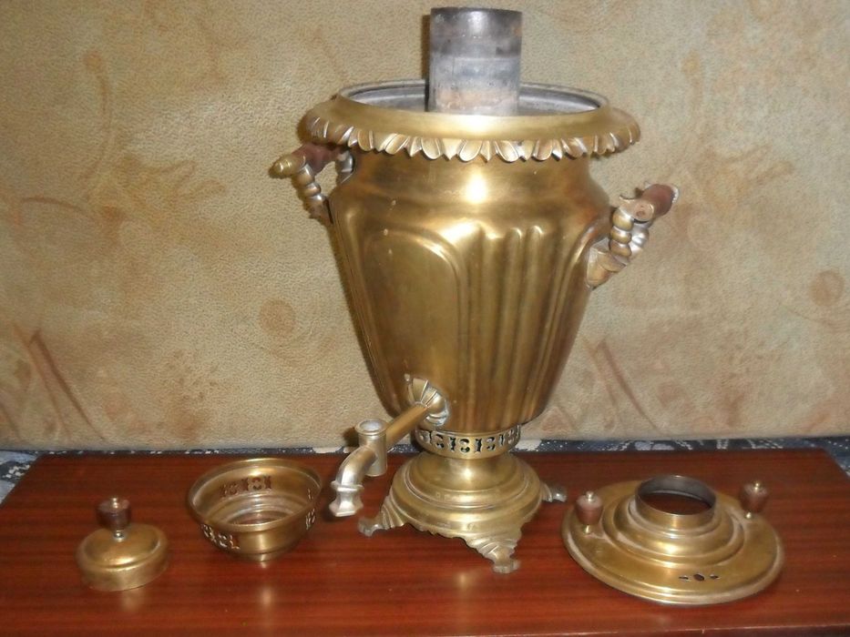 Самовар Баташевъ, Рюмка, 8 литров, дореволюционный