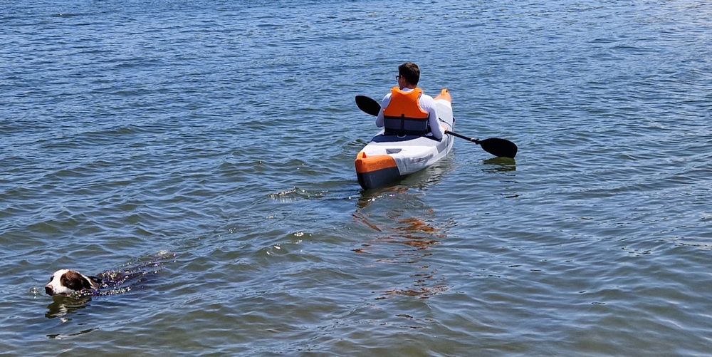 Надуваем dropstitch каяк ITWIT X500 + неопренова шприцка