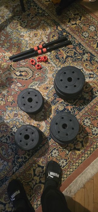 Vând greutăți folosite puțin