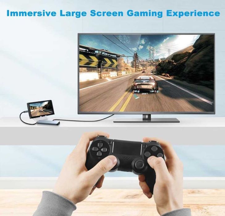 8 в 1 USB C хъб адаптер, със слот за SD/TF карта, HDMI 4K, USB 3.0/2.0