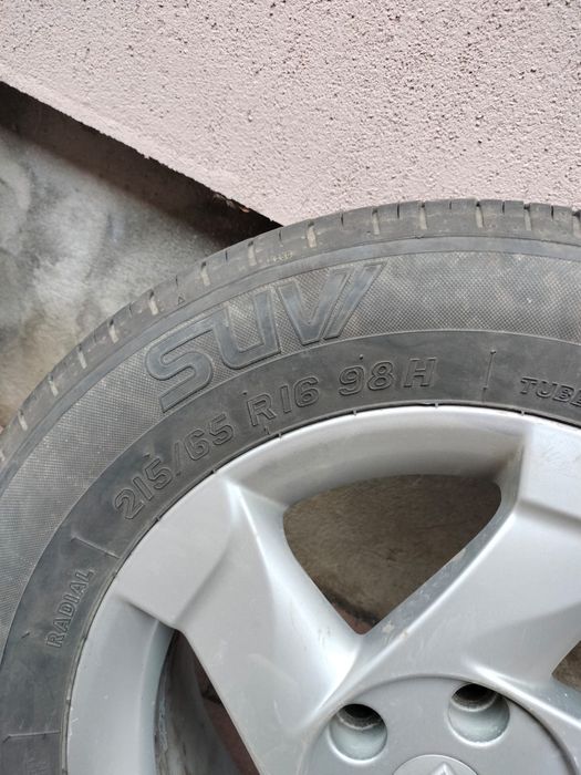 Set anvelope + jante Dacia Duster