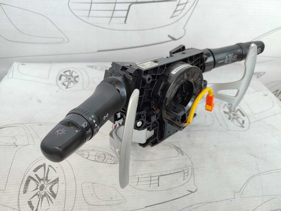 Ansamblu manete comenzi volan + padele + spiră Mitsubishi Outlander 8617A012 2014 / [2013-2021] / (5B3)
