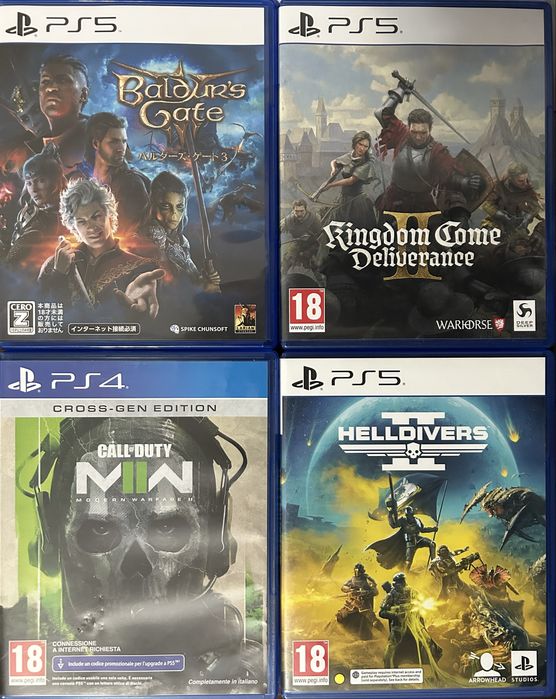 Игры на дисках. Пс4 пс5