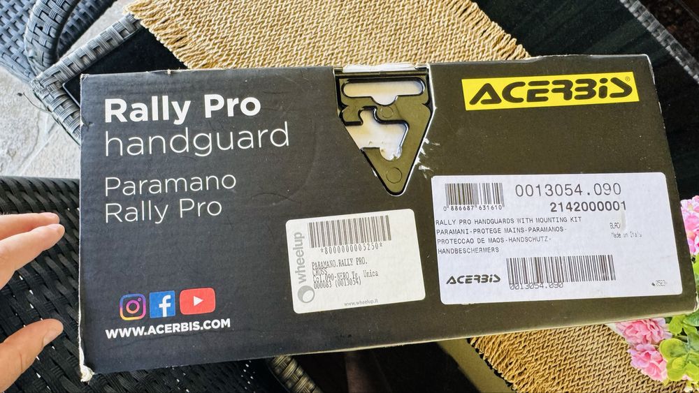 Handguard / Protecții mâini Acerbis Rally Pro - NOI, în cutie