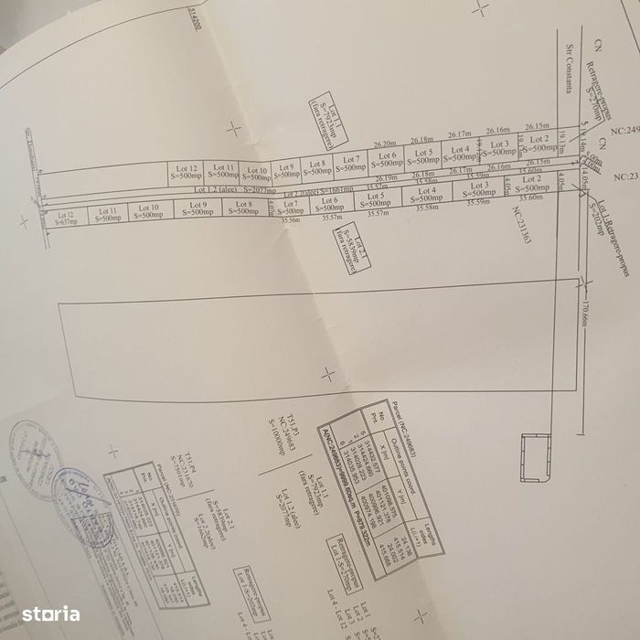 Parcele intravilan, 500 mp, str Constantei, langa Eurocartier