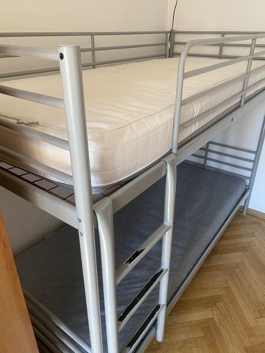 Pat metalic supraetajat ikea