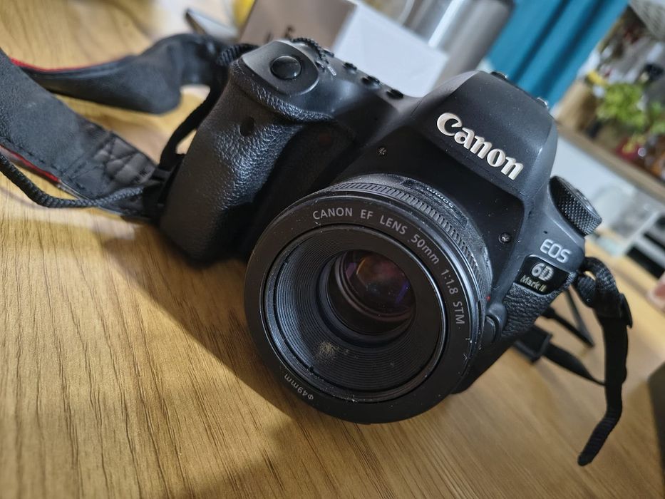 Canon 6d Mark II+obiectiv 50mm