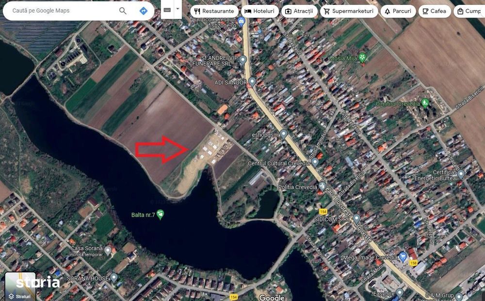 Case noi și ieftine, pe lacul Crevedia.