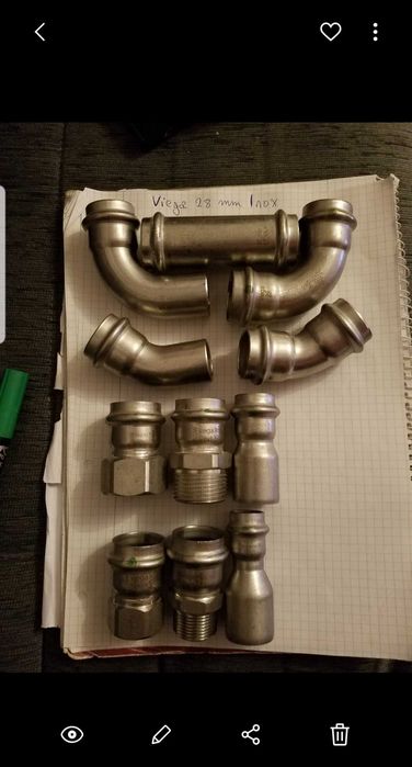 Super Oferta FItinguri Rems  inox viega si Geberit