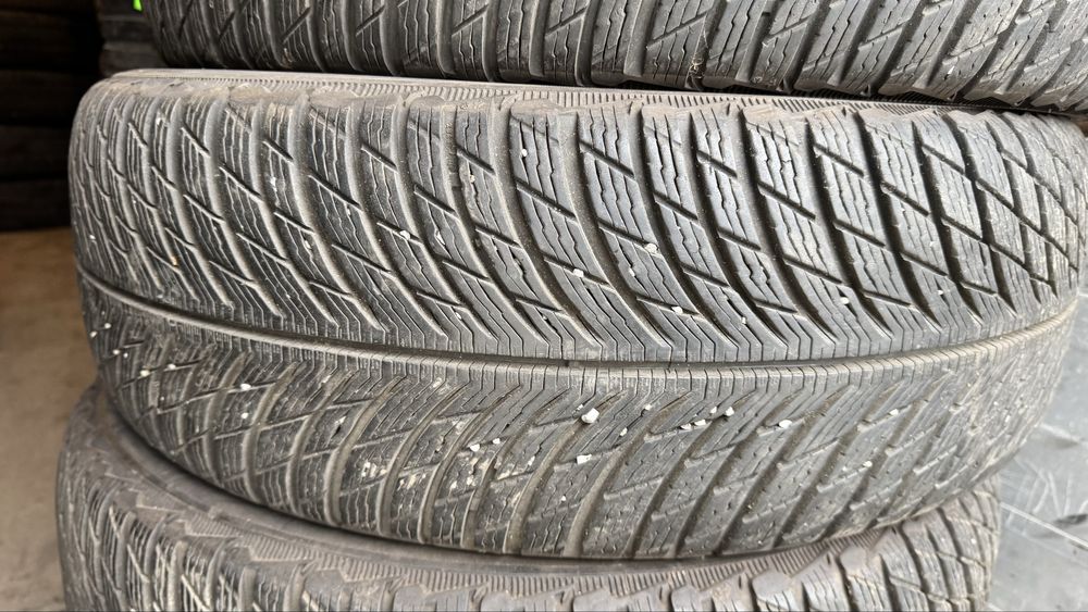 225 65 17 michelin alpin5 зима 4 штуки протектор 90%