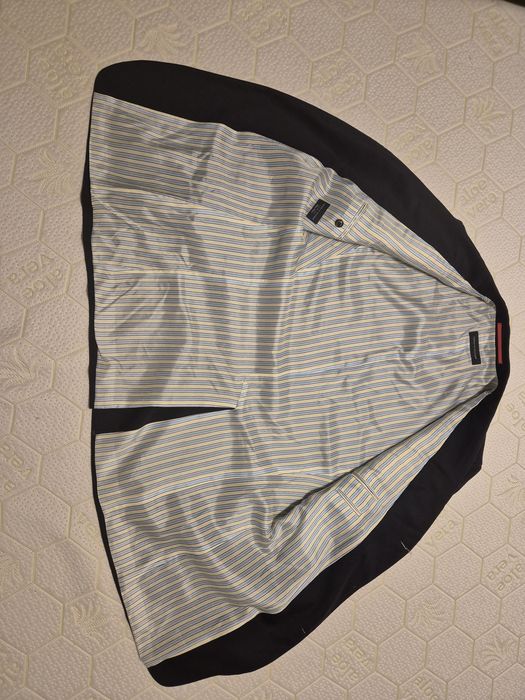 Sacou negru original premium Tommy Hilfiger Tailored, 100% lână super 100's, mărimea 98 / L