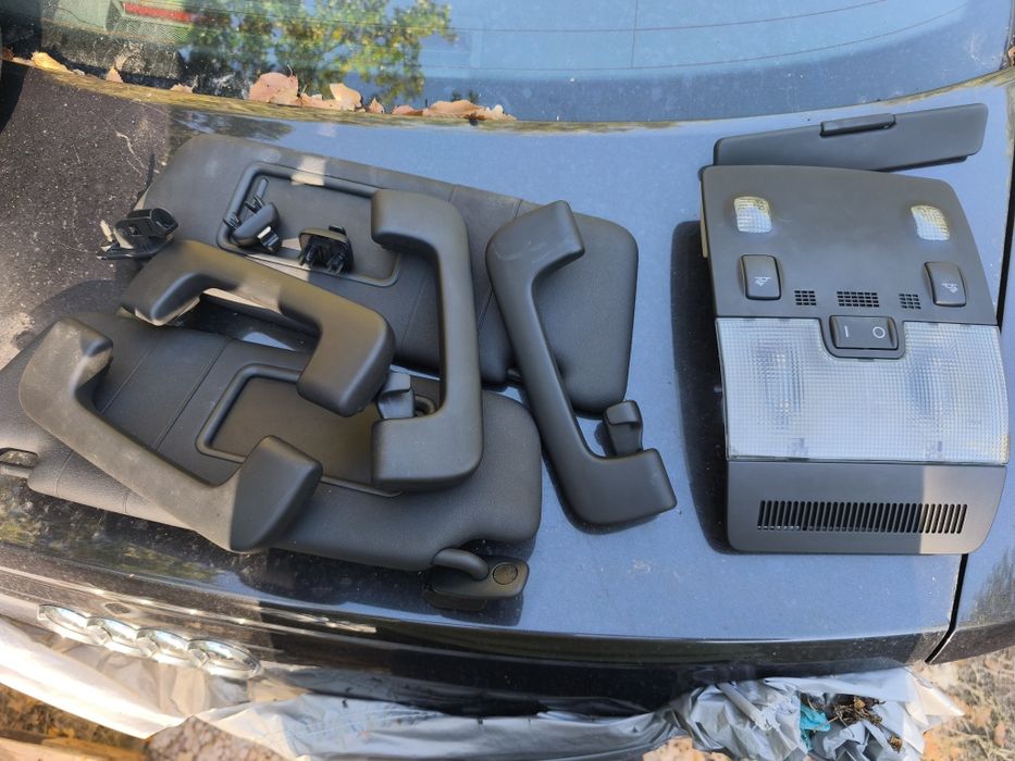 Комплект – черни плафони, дръжки, сеници Audi A4 B6/B7