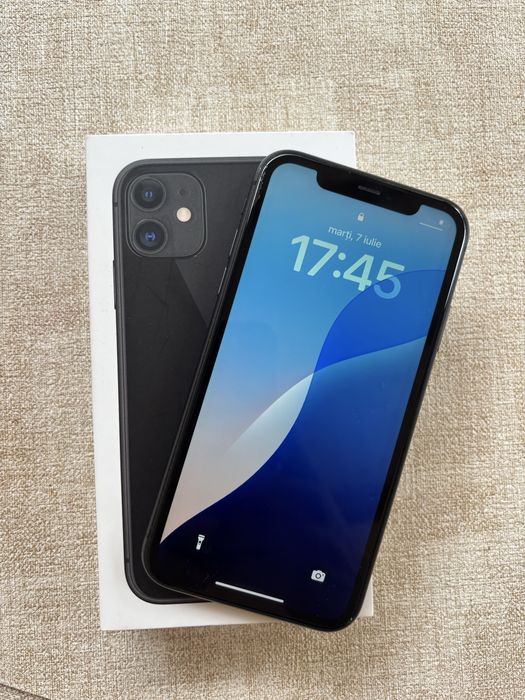 Iphone 11 Negru 128 GB 100%