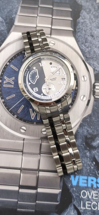 Ceas Swatch Irony Retrograde Hugo Drax James Bond 007 Villain