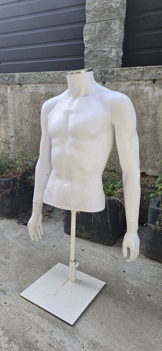 Bust manechin bărbătesc cu brațe detasabile