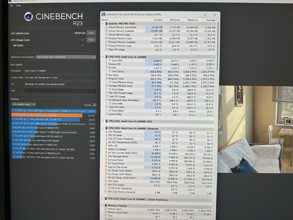 Kit intel (Asus B760-G, 14600k, AIO, 32gb DDR5)