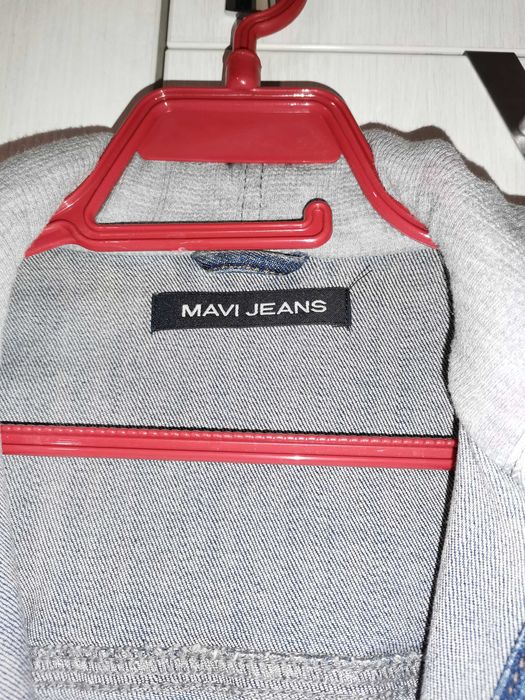 Дънкови яке с качулка