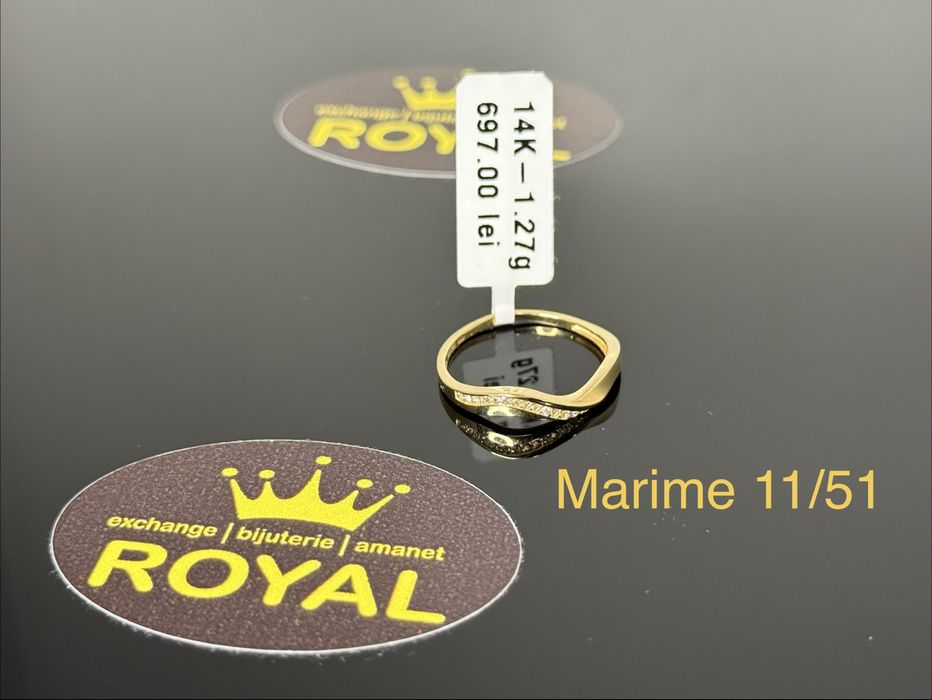 Bijuteria ROYAL : Inel AUR 14K NOU / 1.27 GR