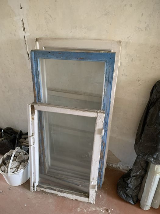 Отдам даром деревянные окна, двери
