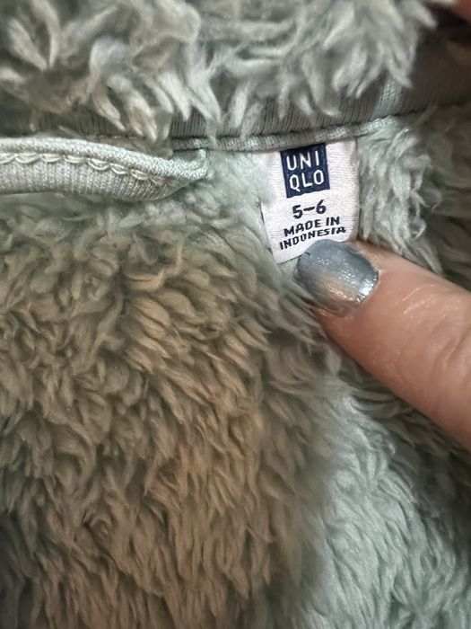 Geaca Uniqlo verde 5-6 ani