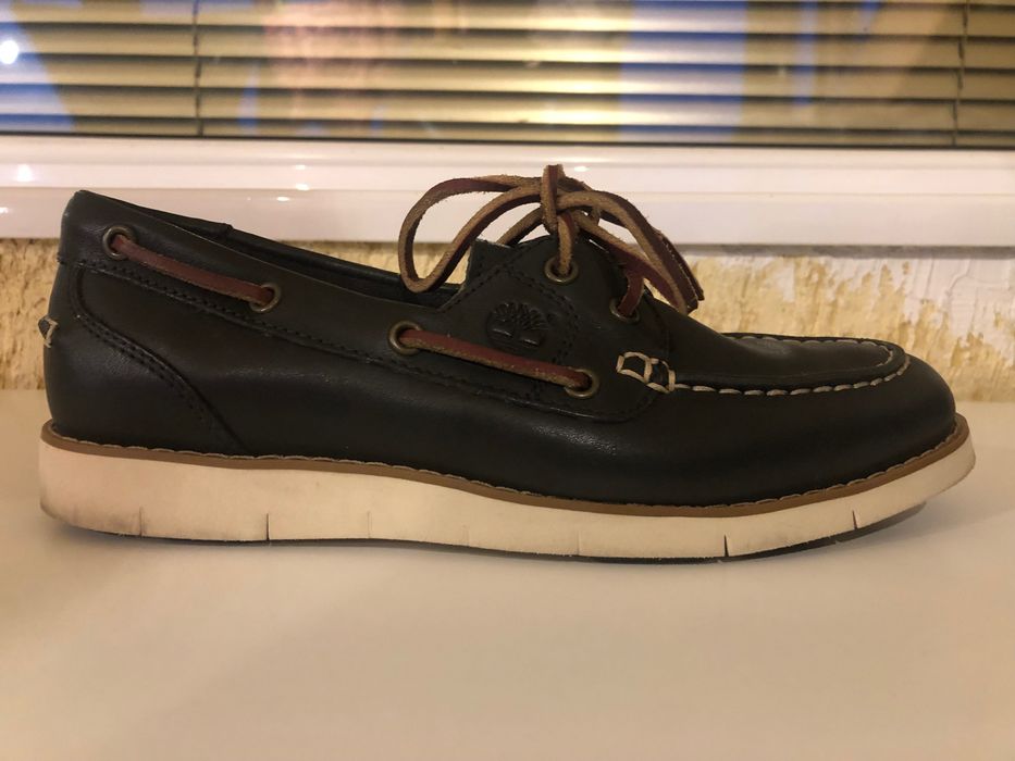 Timberland дамски мокасини цвят индиго