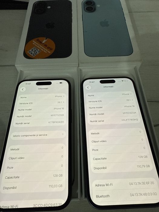 Iphone 16 128Gb Full Box ca Noi