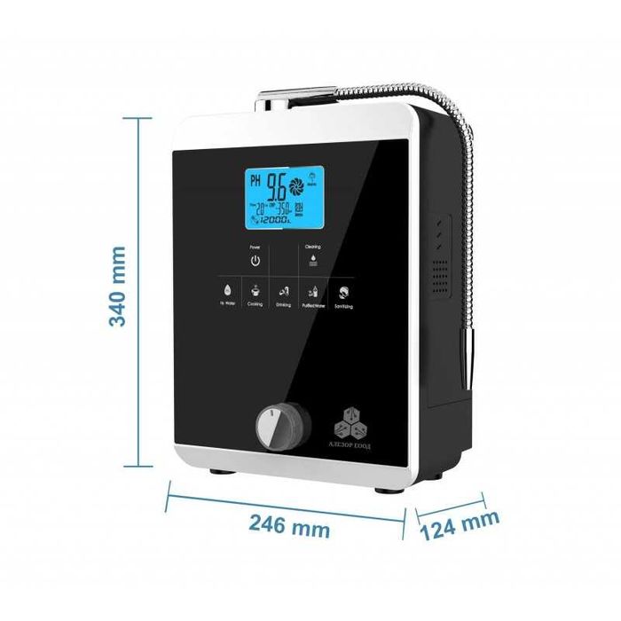 Машина за йонизирана водородна вода с 11 плочи, ORP до -800mV, 4058