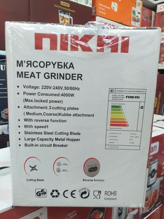 Mesrofka gòsht qiymalagich chopper orginall 1 minutda 1.5 kg gòsht