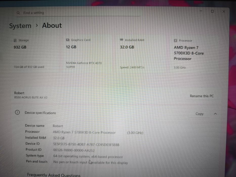 Calculator Gaming R7  RTX 4070 Super