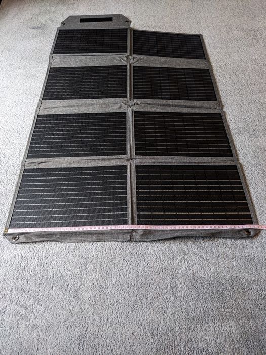 Сгъваем соларен панел MHPOWOS 80W за кемпер, каравани и туризъм