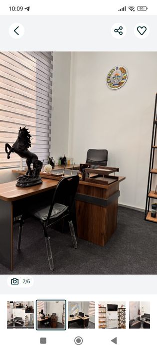 Срочно продается офис всё мебели и техники