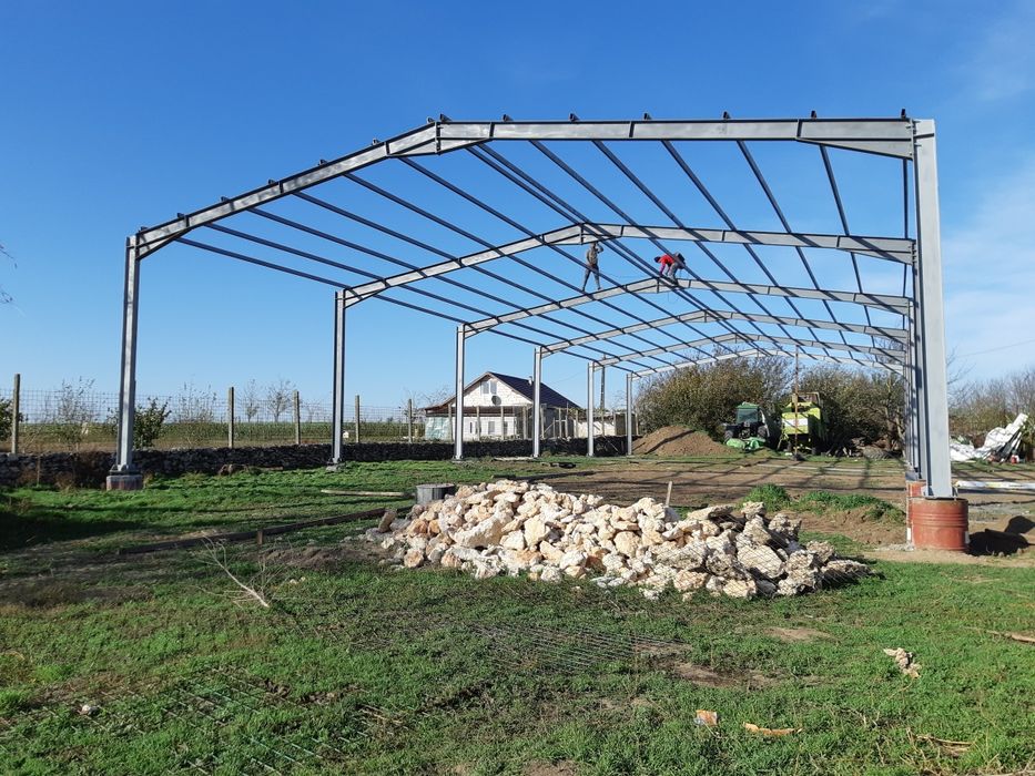 Vand hală 10x20 confecționată din euro profile IPE Facem si alte dimen