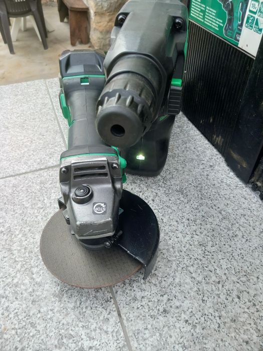 Hikoki Ъглошлайф и Перфоратор